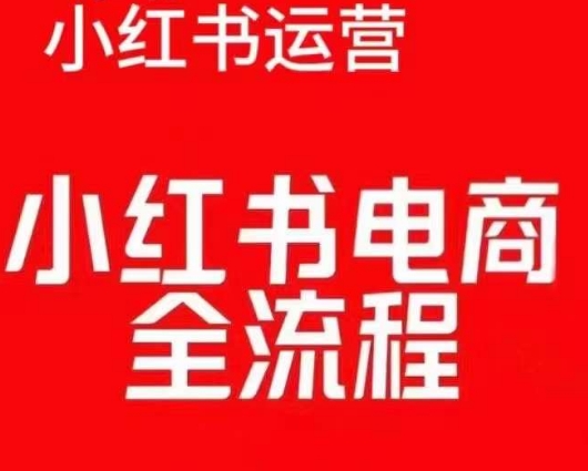 红薯电商实操课，小红书电商全流程-宏创资源库