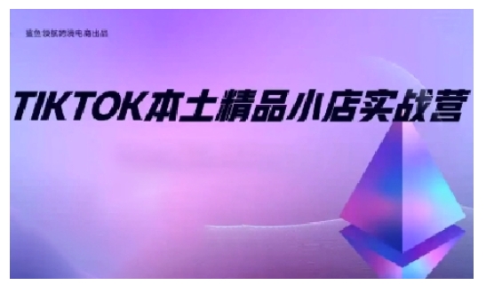 TikTok本土精品小店出海实战营，从入门到高阶，不止0-1!-宏创资源库