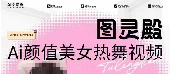 全网首发，原价988图灵殿AI颜值美女热舞视频，云端生图，轻松过原创-宏创资源库